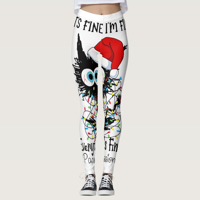 Leggings Je Veux Un Hippopotame Pour Noël Noël Noël Hippo T (Devant)