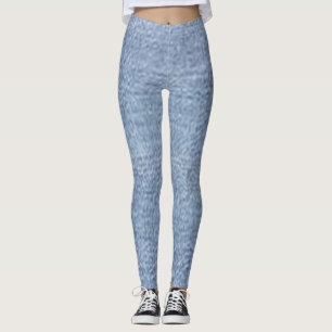 leggings Jeans Blue Red florat modern black chic
