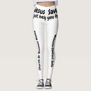 Leggings Jésus économise - nous vous aidons juste à le