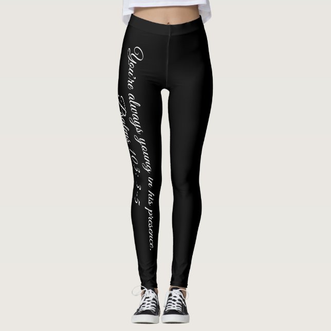 Leggings - jeune en sa présence (Devant)