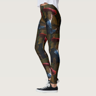 Leggings Johannes Vermeer - Fille avec un Casquette rouge