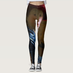 Leggings Johannes Vermeer - Fille avec un Casquette rouge
