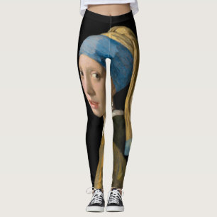 Leggings Johannes Vermeer - Fille avec une oreille perle