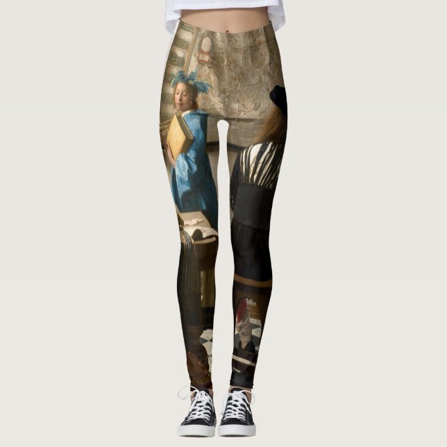 Leggings Johannes Vermeer - L'Allégorie de la Peinture (Devant)
