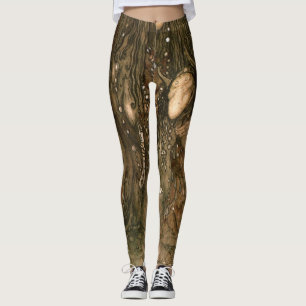 Leggings John Bauer - Regardez-Les Troll Mère Dit Regardez