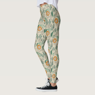 Leggings Joli Doodle Lion Jungle Rainforest Motif