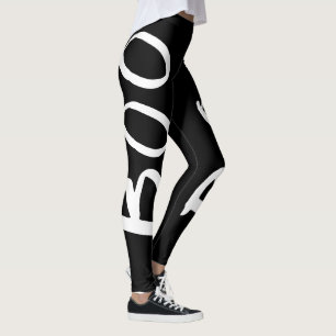 Leggings Joli Halloween noir et blanc Boite Script