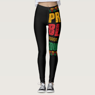 Leggings Joli Mois Noir Et Éduqué Histoire Noire Mois