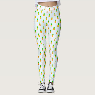 Leggings Joli motif de ananas tropical