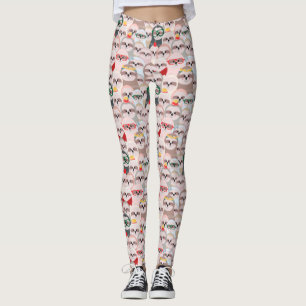 Leggings Joli Motif de fentes
