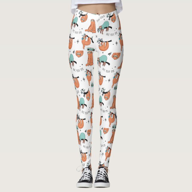 Leggings Joli Motif Sloth (Devant)