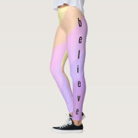 joli néon clair brushstrokies unicorne couleurs