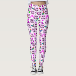 LEGGINGS JOLIE CHEVEUX ROSE STYLIST LÉGINGS