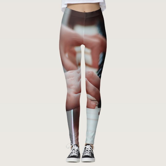 Leggings Jolie conception de piano (Devant)