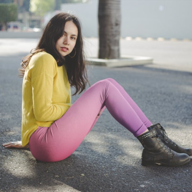 Leggings Jolie Dégradé Ombre Rose (Créateur téléchargé)