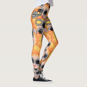 Leggings jolie fille blonde