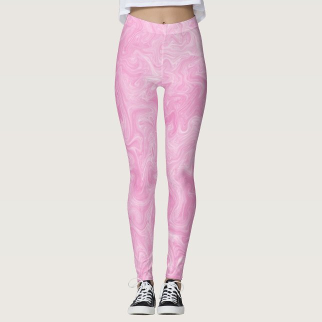 Leggings Jolie fille rose (Devant)