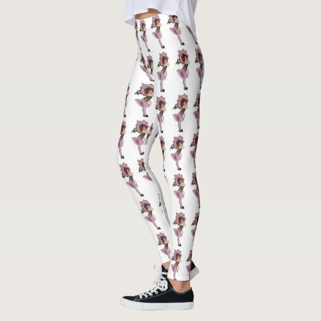 Leggings Jolie Fleur Enfants Matin Gloire Cartoon Floral (Gauche)