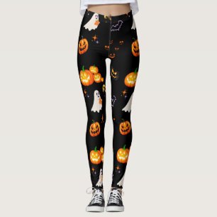 Leggings Jolie Fun Citrouille fantôme chauve-souris sorcièr