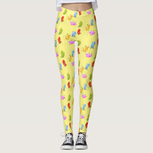 Leggings Jolie jellybeans bondissant dessin animé