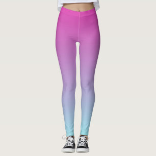 Leggings Jolie Ombre violette et bleue