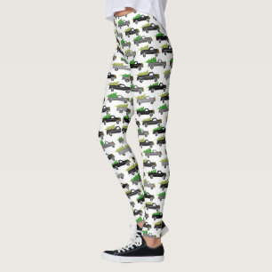 Leggings Jolie rampe de Noël Camions Arbres Fêtes Noël