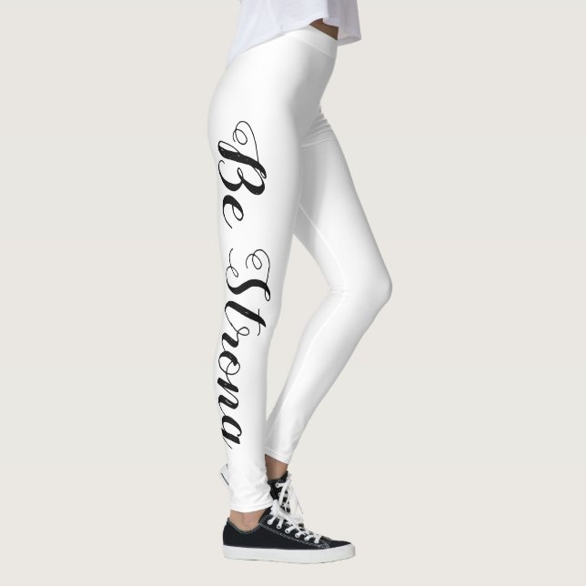 Leggings jolie typographie ÊTRE FORT | (Droite)