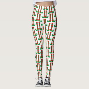 Leggings Jolies oeufs d'elfes de Noël pour la fête des F