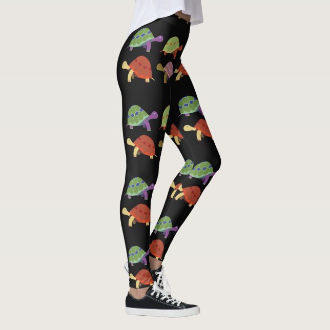Leggings Jolies tortues peintes (Droite)