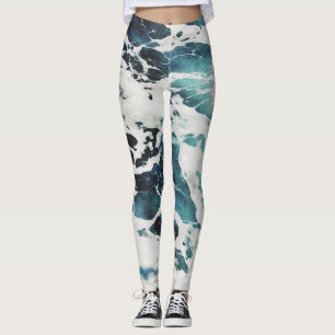 Leggings Jolies vagues de mer