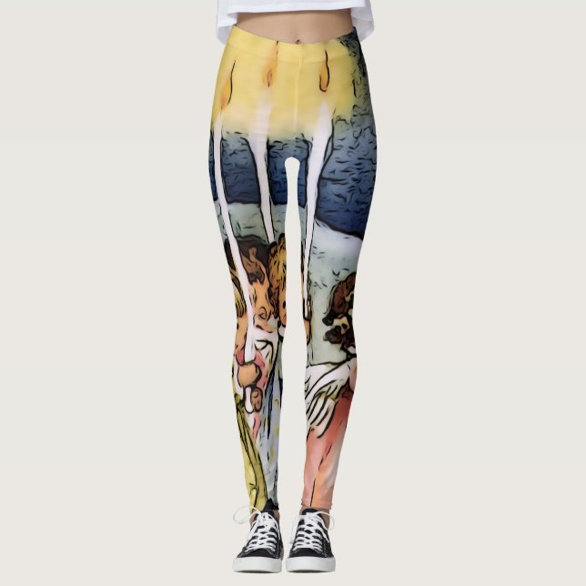 Leggings jolis anges (Devant)