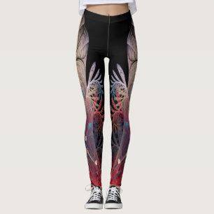 Leggings Jonglage Abstrait Moderne Fantaisie Art Fractal
