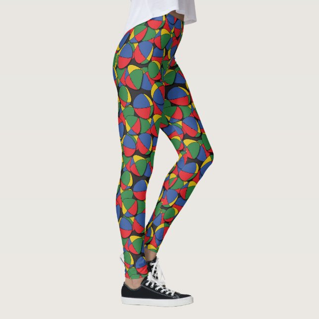 Leggings Jongleur Jongler des boules à motif (Droite)
