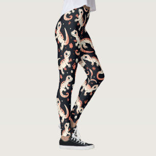 Leggings Joueur Motif Gecko