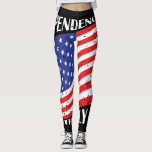 Leggings Jour de la Déclaration d'Indépendance et quatri