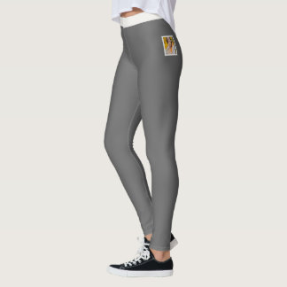 Leggings Jour de match Maman de l'animal de compagnie Métal