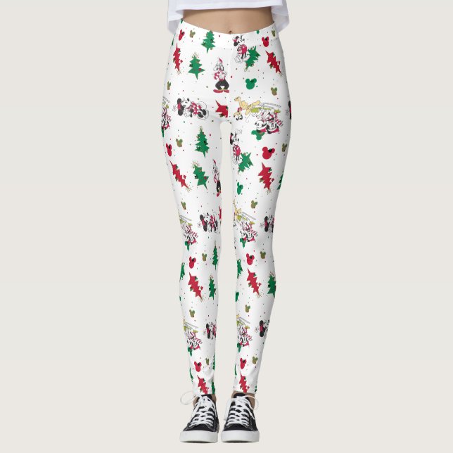 Leggings Joyeuses fêtes | Christmas Mickey Souris & Amis (Devant)