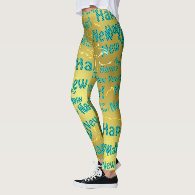 Leggings joyeuses légendes de la nouvelle année (Gauche)