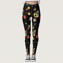 Joyeux, en colère, amour, fille émoticônes