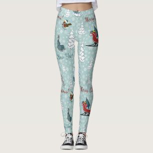 Leggings Joyeux motif de Noël