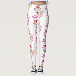 Leggings joyeux Noël axolotl père Noël