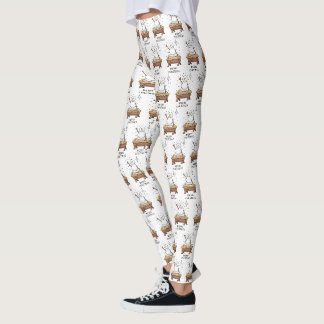 Leggings Joyeux Noël Nativité bébé Jésus Snowman