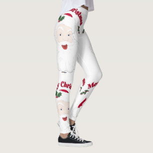 Leggings Joyeux Noël Vintage Père Noël