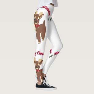 Leggings Joyeux rennes de Noël