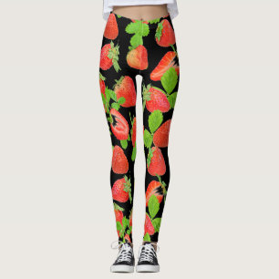 Leggings Juicy lichee motif sur arrière - plan transparent