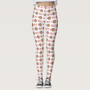 Leggings Jus De Lait Chocolat Chip Cookies Snack Aliments F