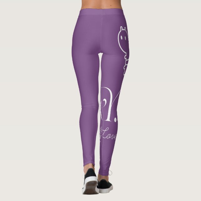 Leggings Jus de raisin (Dos)