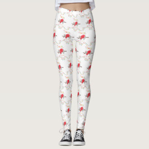 Leggings Juste autour de Sloth Christmas