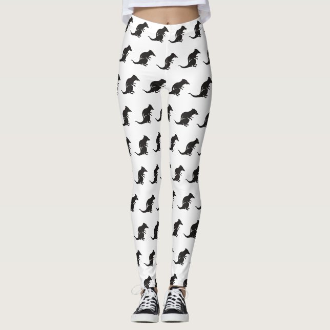 Leggings Juste un rat (Devant)
