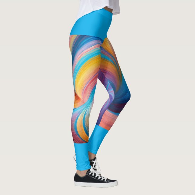 Leggings "Kaleidoscope céleste : une symphonie hypnotisante (Droite)